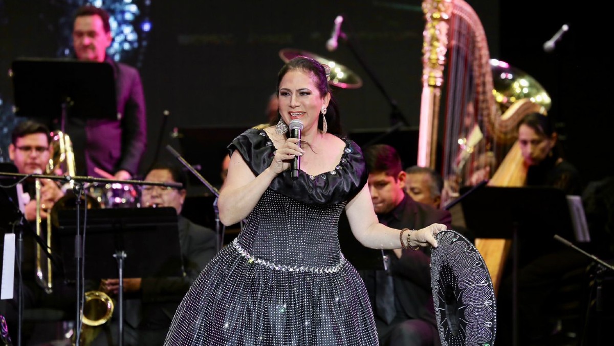 La soprano durante el concierto / Ariel Ojeda