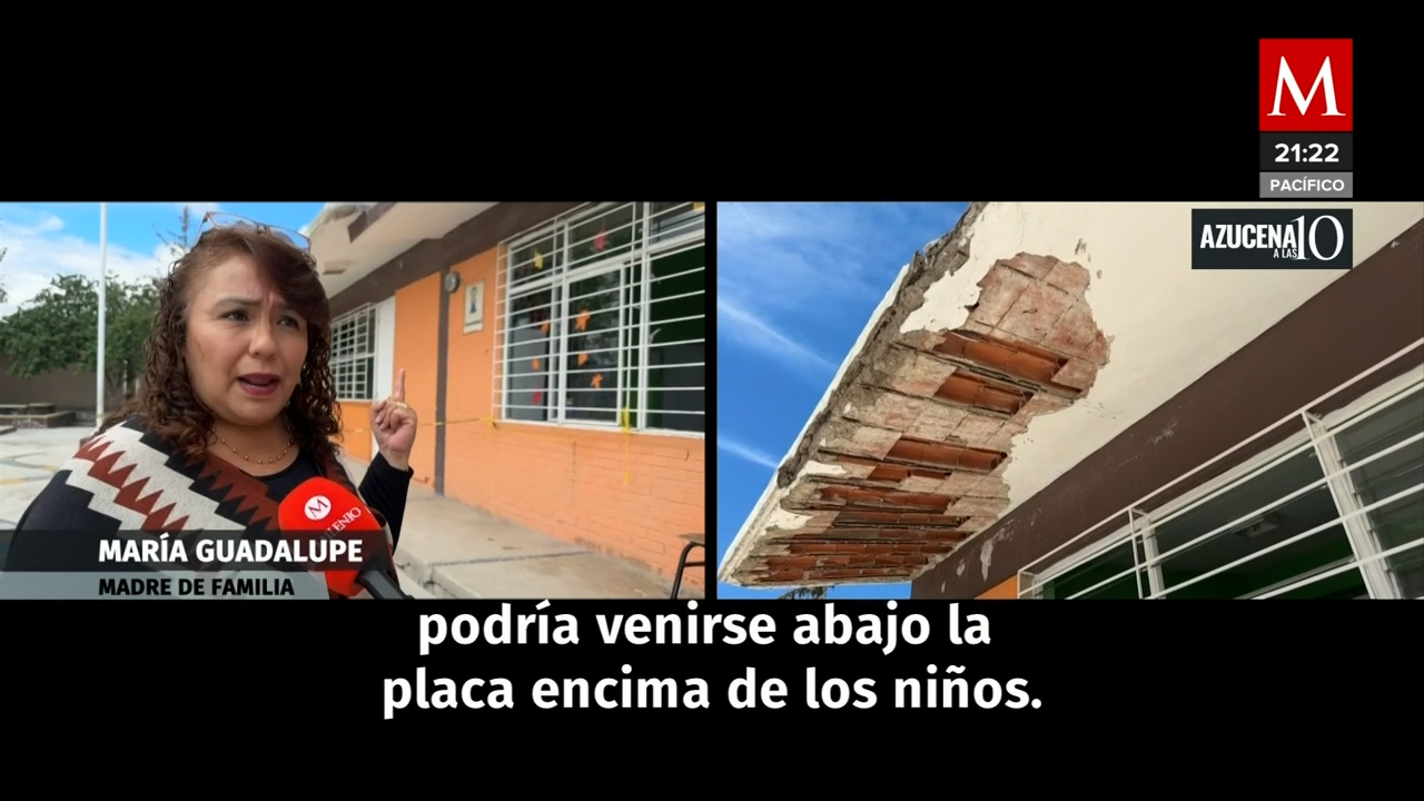 Alumnos toman clases en instalaciones que representan riesgo para su bienestar en Matehuala