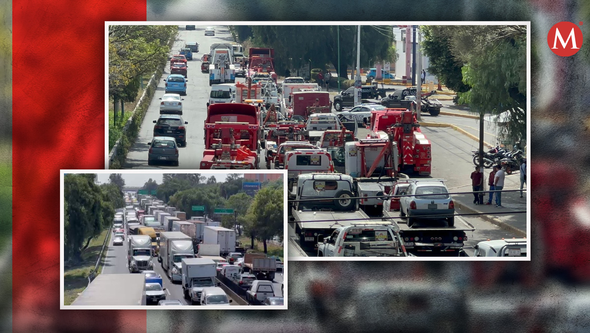 El bloqueo ha provocado un importante congestionamiento vial | (Diseño: Milenio)