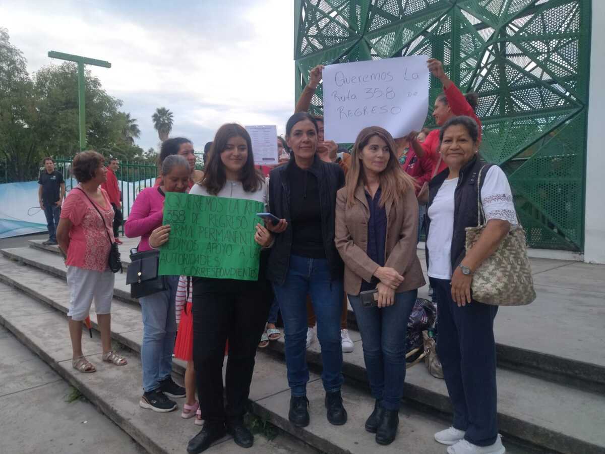 Colonos de Miravalle y Polanco exigen el regreso de la ruta 358 (Dalia Rojas)