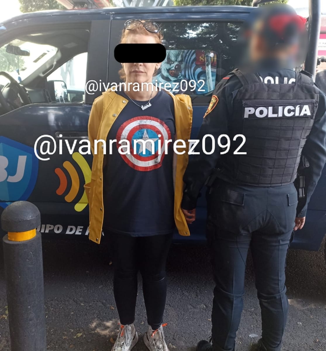 Detienen a mujer que robaba en universidades de Benito Juárez