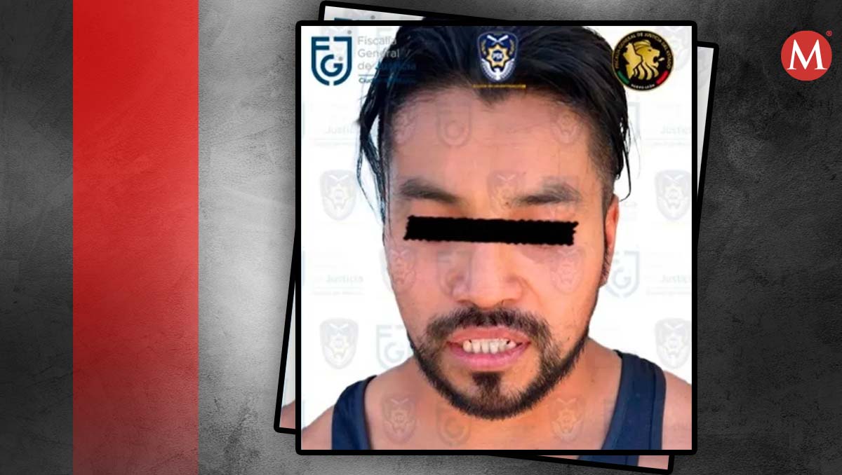 Fredy "N" fue detenido en Nuevo León. | Foto: Especial Diseño: Ana Ramírez