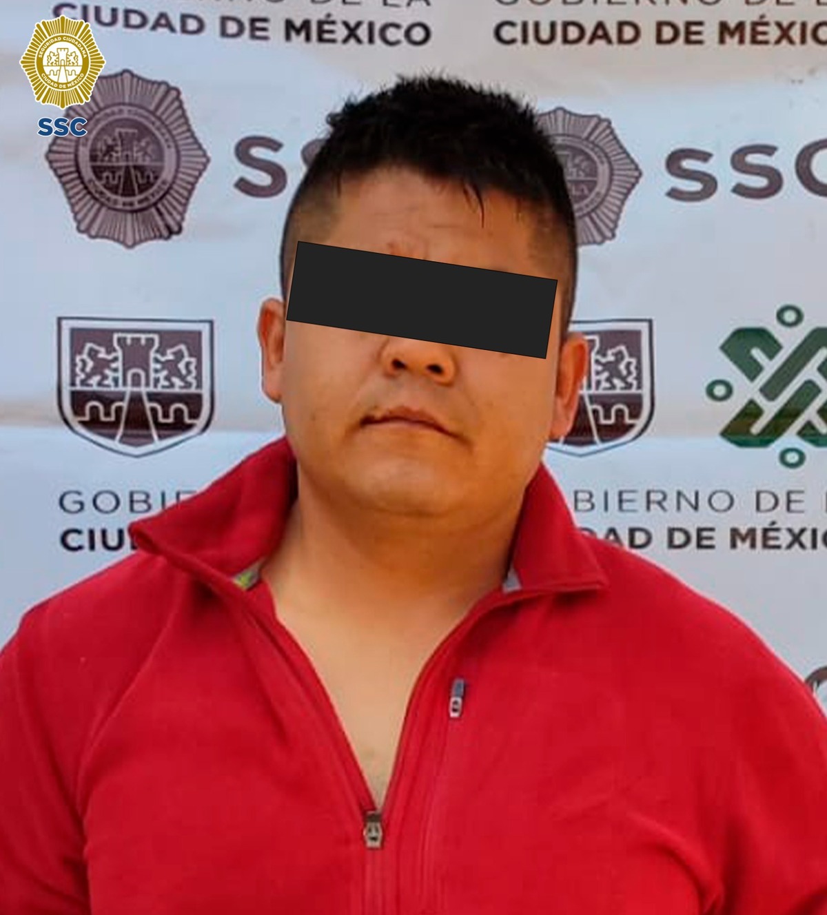 Juan Carlos, de 33 años, fue detenido en la avenida Javier Rojo Gómez.