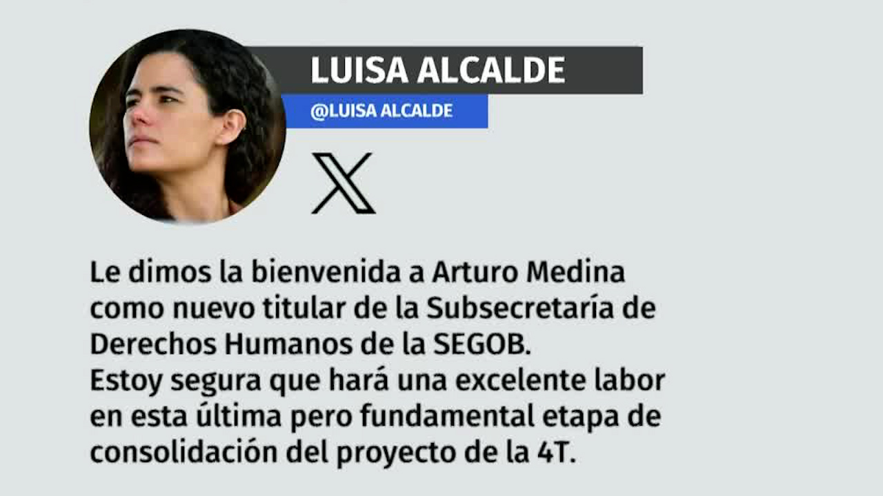Luisa María Alcalde da la bienvenida a Arturo Medina como nuevo subsecretario de Derechos Humanos