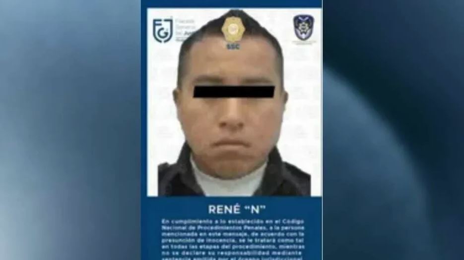 Detienen a René "N", uno de los dos policías implicados en feminicidio de Montserrat Juárez
