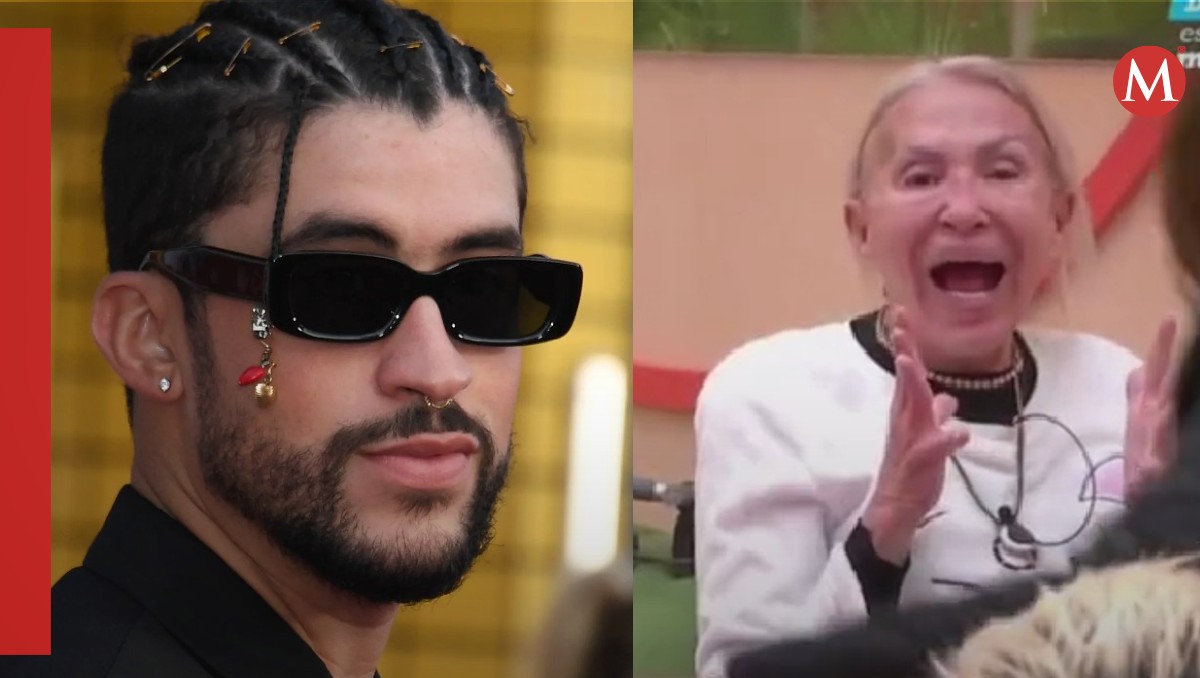Laura Bozzo enterándose de que Bad Bunny le escribió una canción | Captura y archivo