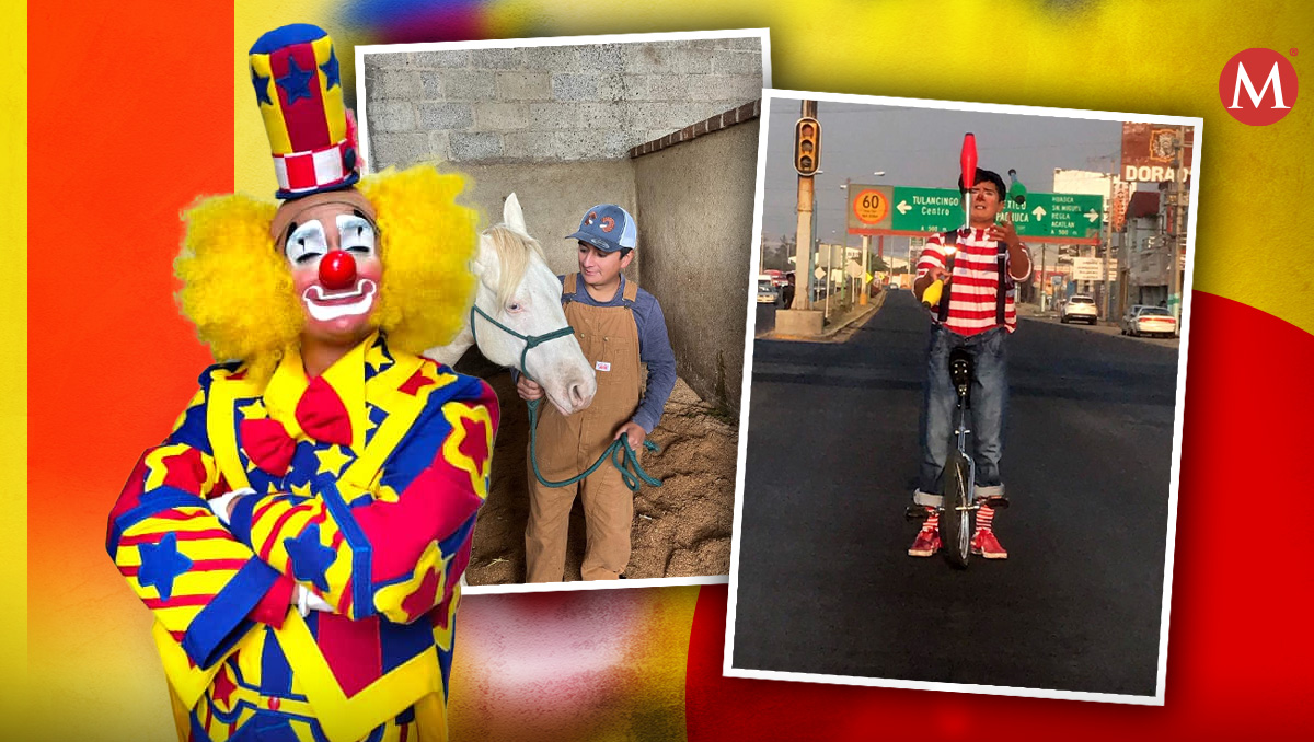 Actualmente “el payaso” y el odontólogo de caballos comparten la vida de Kevin, “me preparo como médico y como payaso”