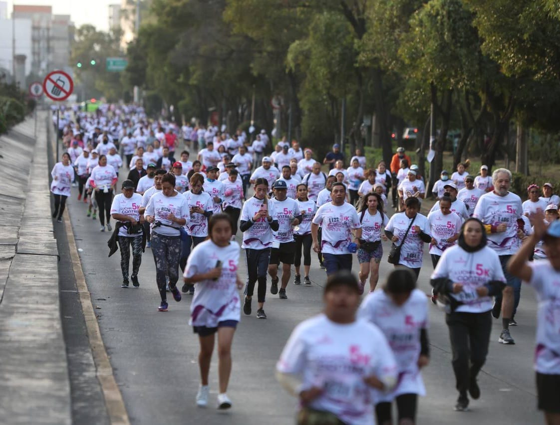 Alcaldía Coyoacán organiza maratón contra el cáncer de mama. (Especial)