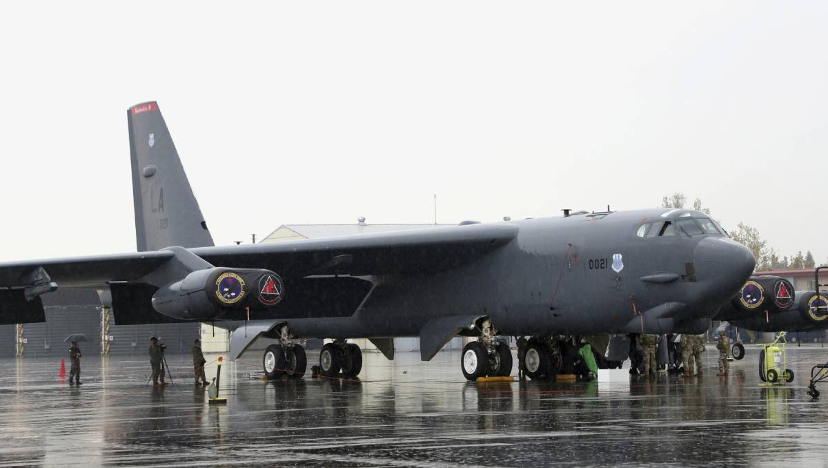 El bombardero estadunidense B-52 con capacidad nuclear | AP