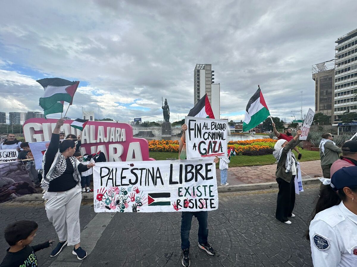 Comunidad Palestina alza la voz en Guadalajara ante ataques a Israel (Pablo Nuñez)