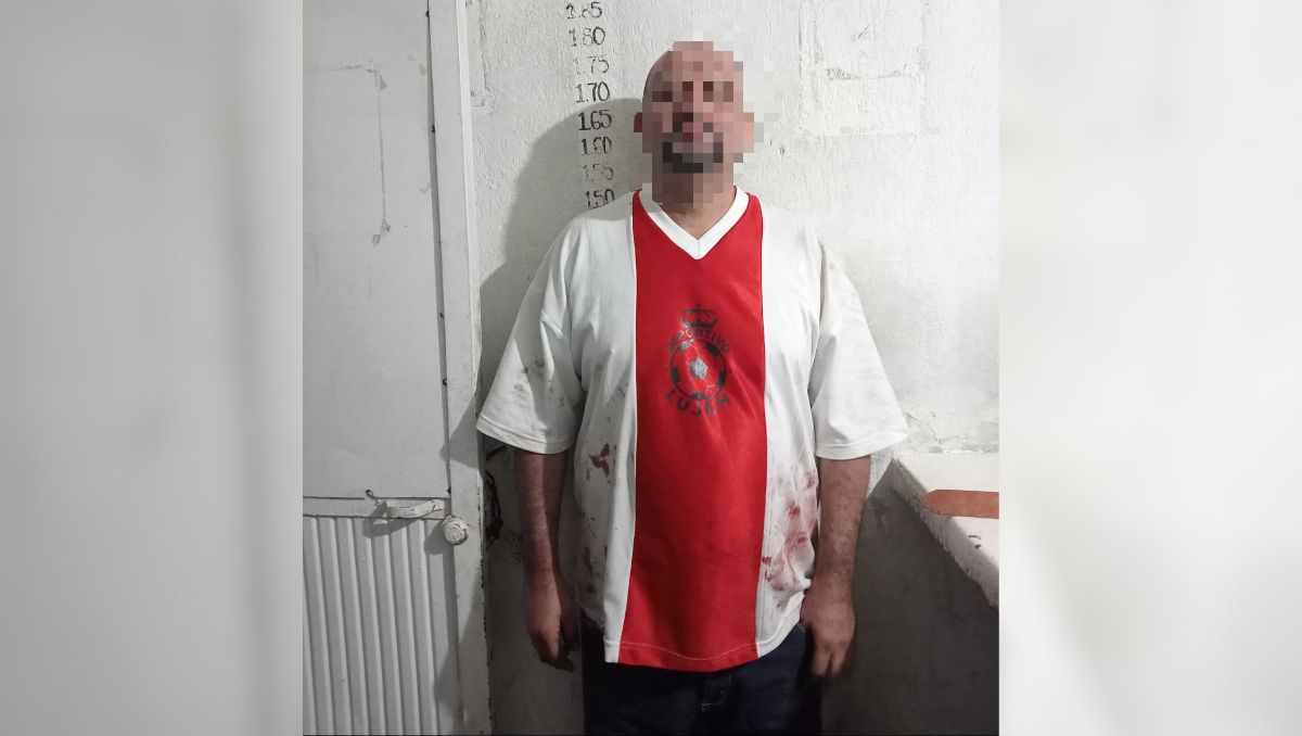 Detienen a hombre por violencia familiar.