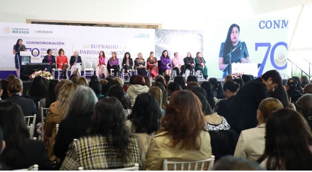Foro "70 Años del voto de las mujeres en México. Del sufragio a la paridad”.| (Especial)