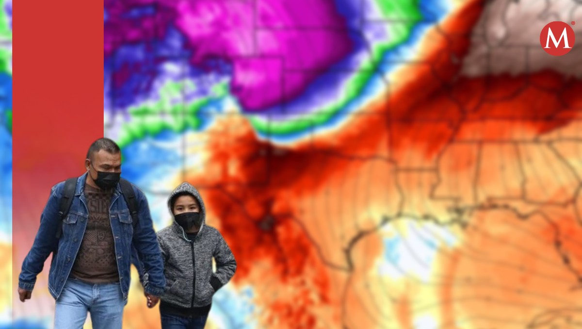 Sistema frontal se acerca al norte de México. (Especial)