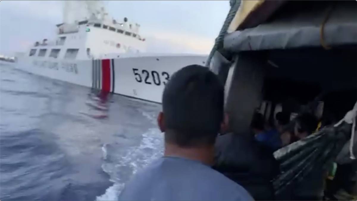 Así se vivió el choque entre dos buques en el mar de China | AP