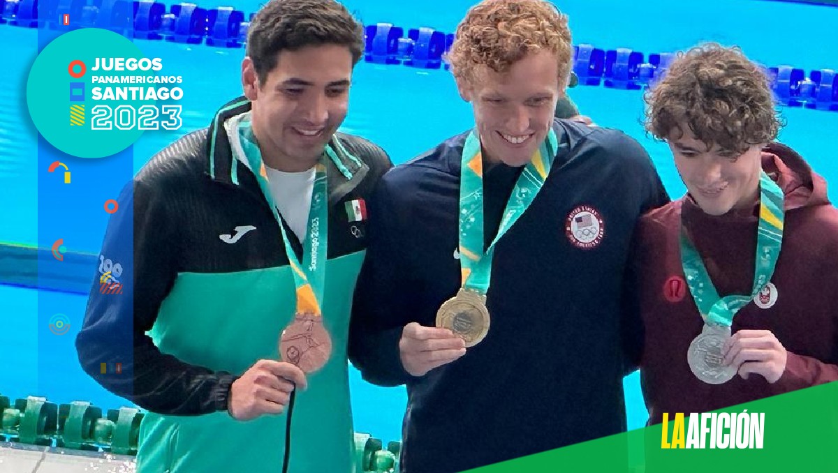 Andrés Bustamante gana bronce en pecho de 200 metros (Cortesía)