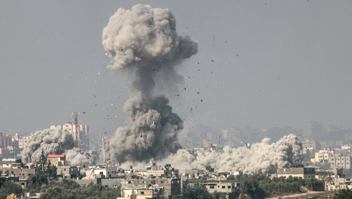 Bombardeo israelí en la Franja de Gaza | AFP