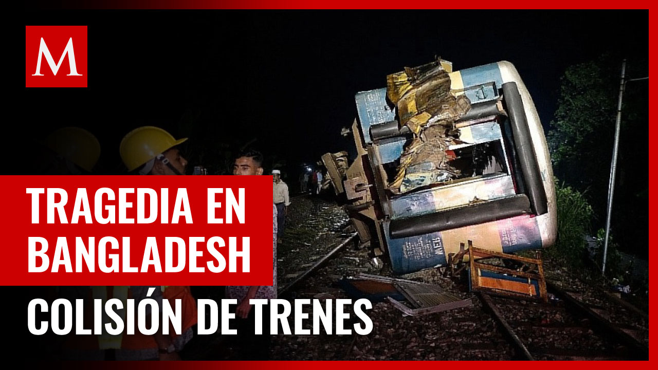 Colisión de trenes deja 17 muertos y decenas de heridos