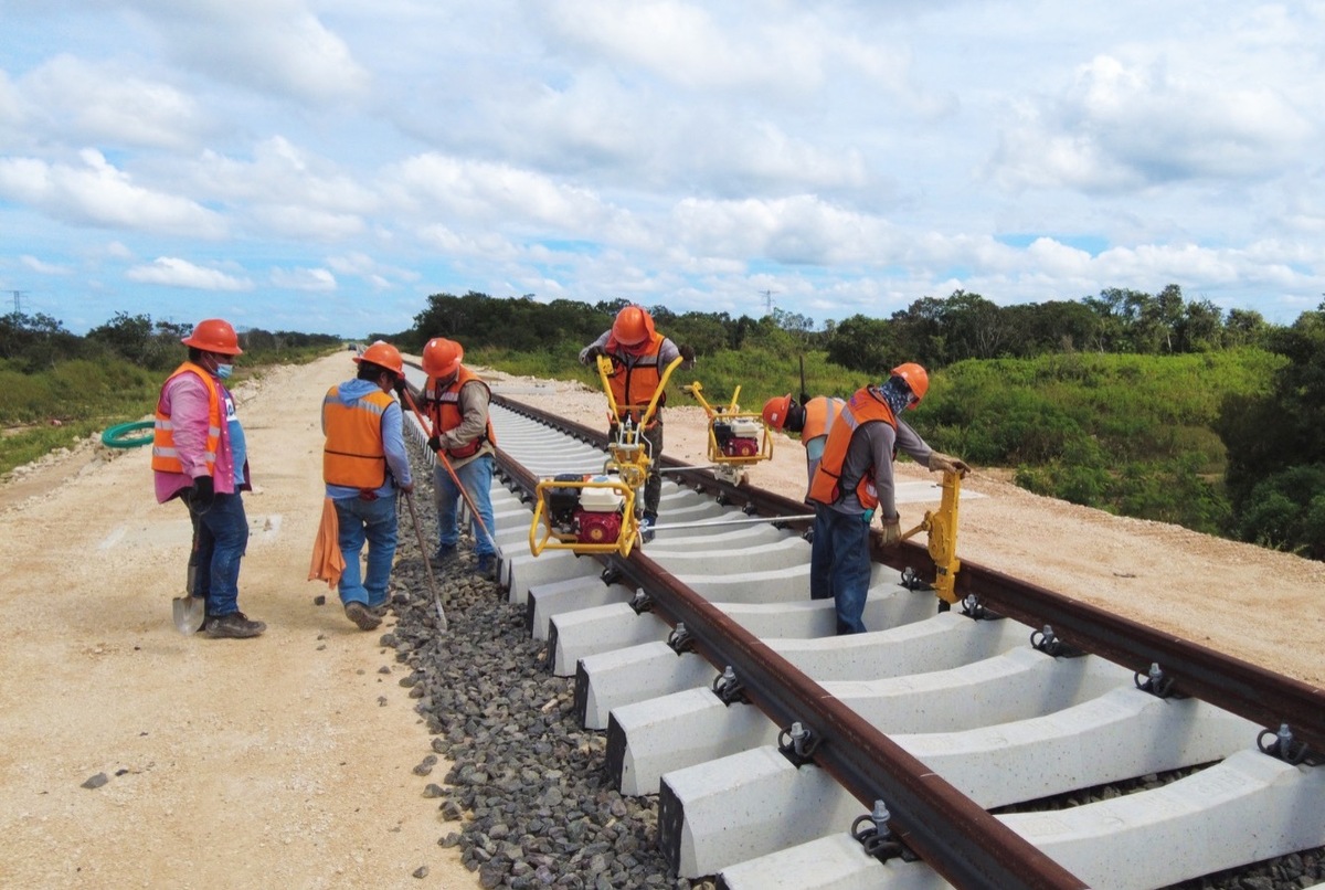 Una de las obras en curso actualmente en la entidad es el Tren Maya. (Pablo Vázquez)