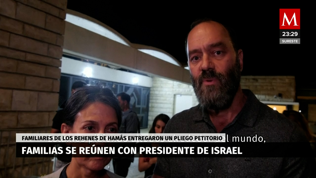 Presidente Herzog se reúne con las familias de personas desaparecidas y rehenes retenidos por Hamás