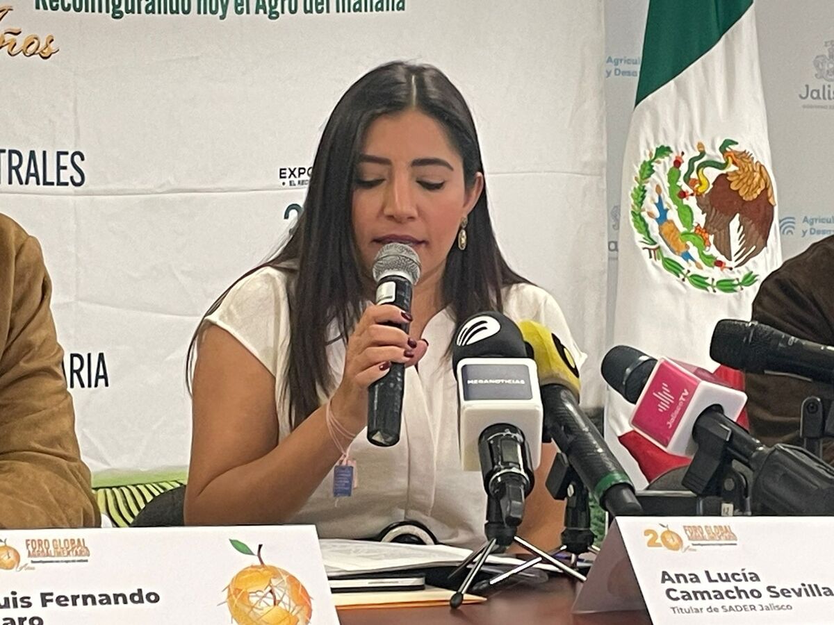 Ana Lucía Camacho Sevilla, titular de la Secretaría de Agricultura y Desarrollo Rural (Roberto Hurtado)