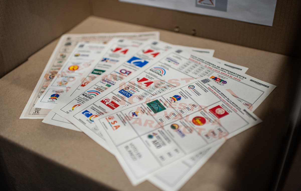 Boleta electoral de Colombia en 2022 (Reuters)