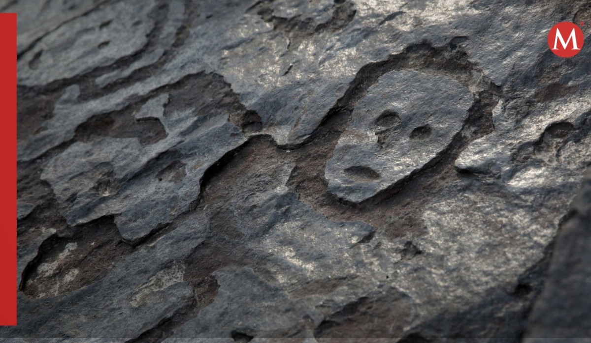 Caras talladas en roca del Amazonas