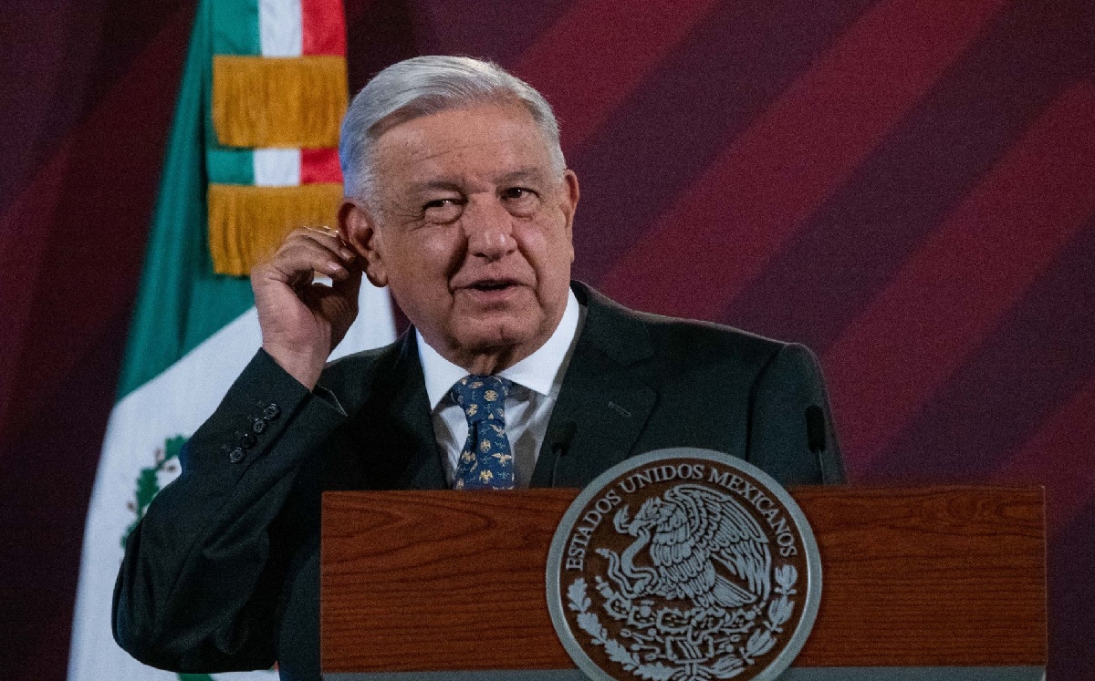Conferencia mañanera del Presidente el 24 de octubre en Palacio Nacional. | Cuartoscuro