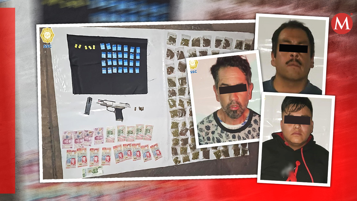 Al momento de ser detenidos, se encontraban presuntamente manipulando droga | SSC