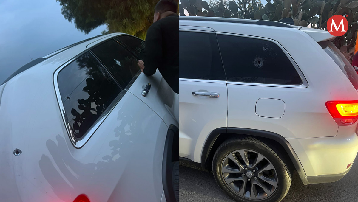 Gracias a su camioneta blindada, el líder resultó ileso | (Diseño: Milenio)