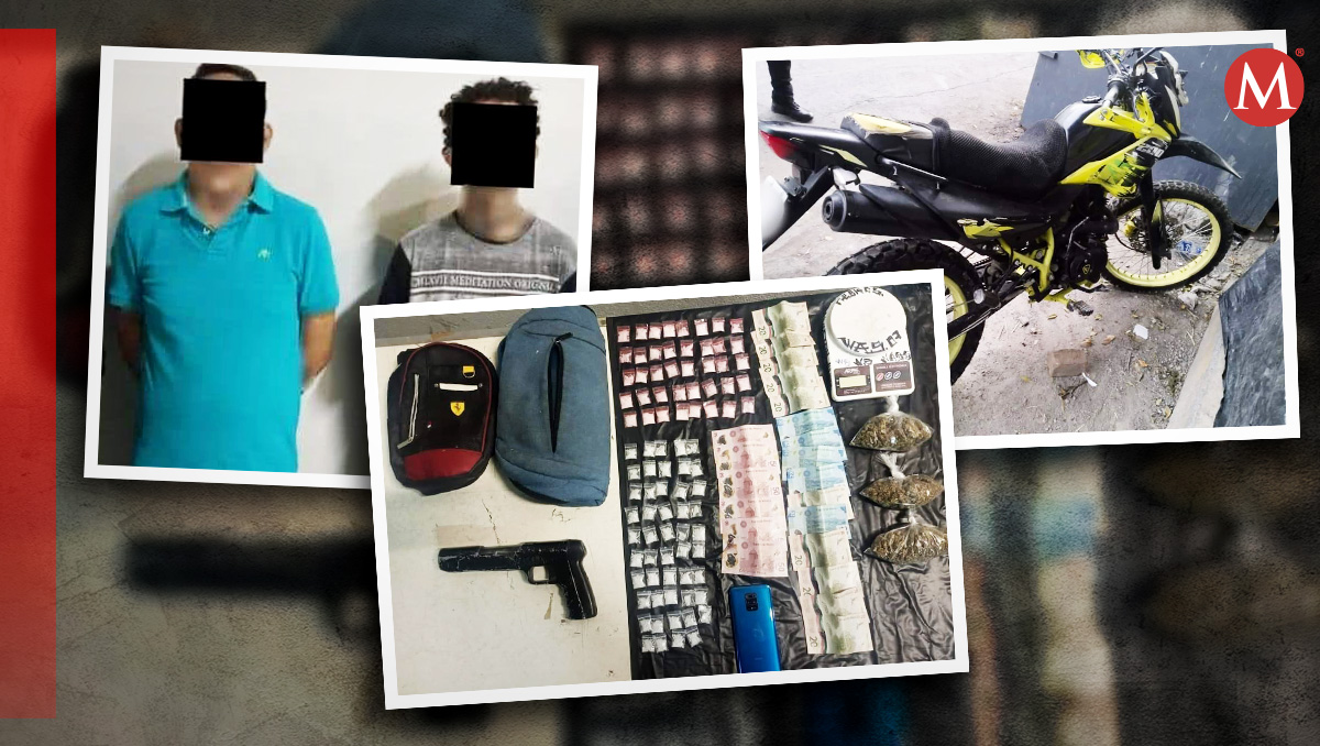Los hombres fueron detenidos y puestos a disposición del Ministerio Público. Foto: Especial