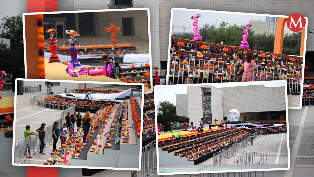 Ofrenda de día de muertos explanada del Museo de Historia Mexicana, Monterrey | Jorge López
