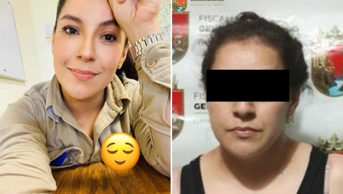 La trabajadora de Pemex Claudia Karina Márquez fue detenida por robo con violencia en Palenque, Chiapas. | Especial