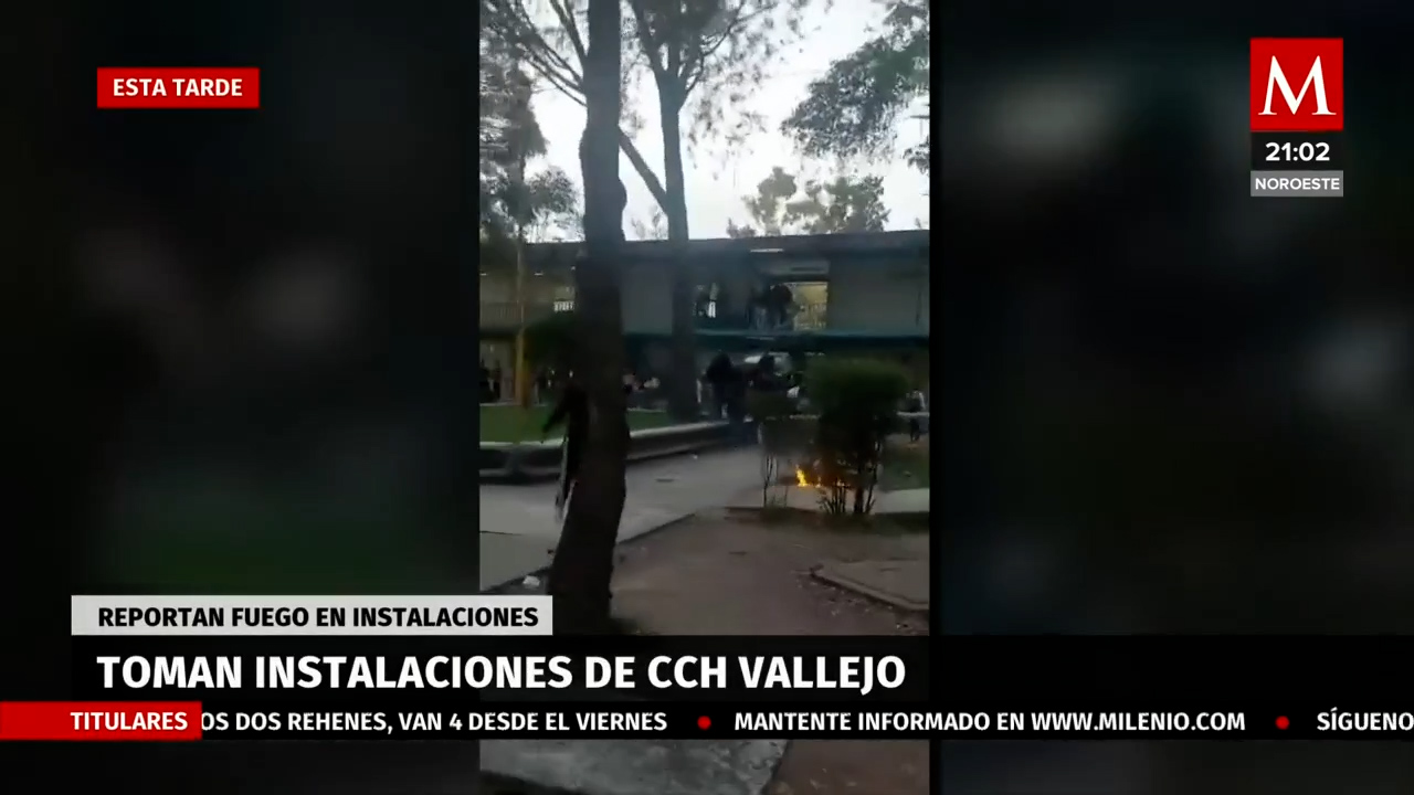 Violenta toma de instalaciones del CCH Vallejo por parte de porros