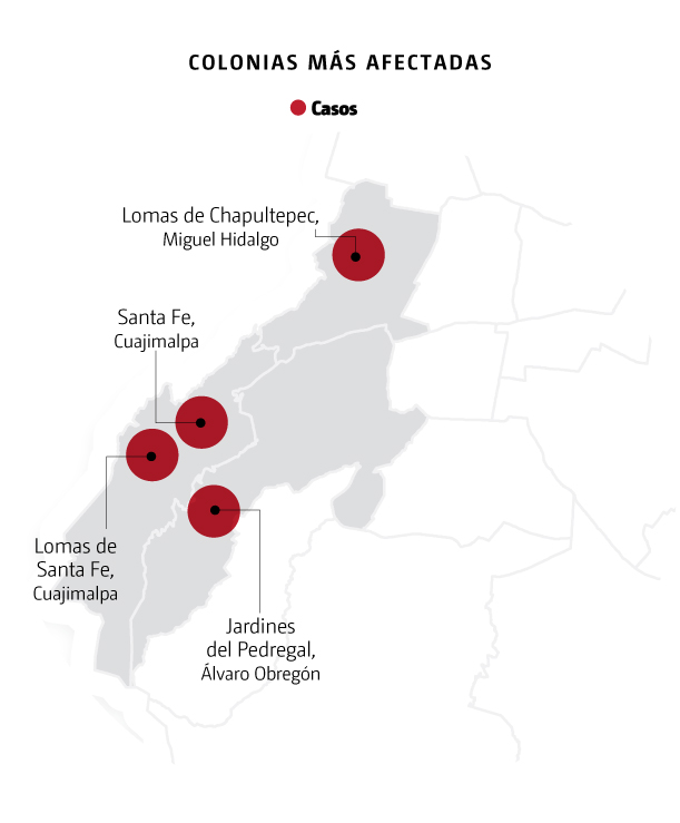 Zonas de CdMx de extorsión