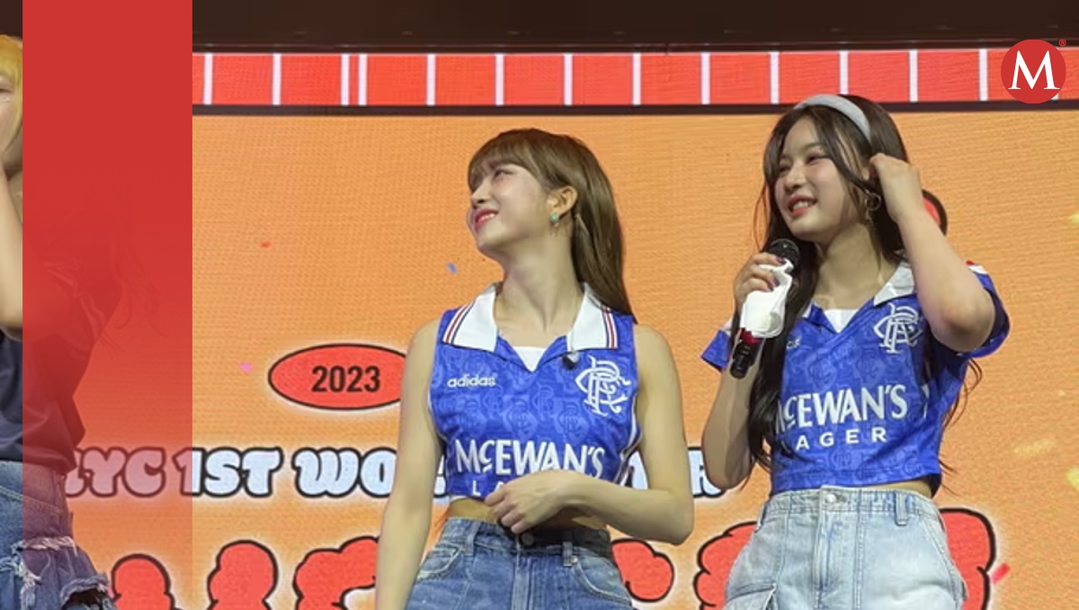 Grupo de Kpop se equivoca y usa jersey de un equipo rival en evento de Rangers | ESPECIAL
