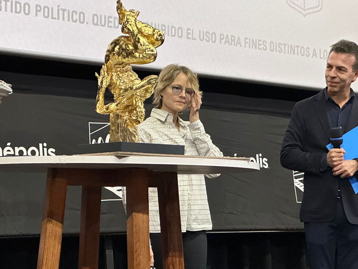 Jodie Foster fue reconocida en el Festival Internacional de cine de Morelia / Ivett Salgado
