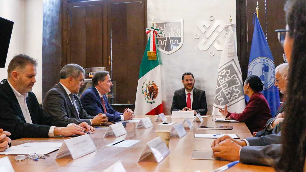 Martí Batres se reunió con el presidente de la Organización Panamericana de la Salud