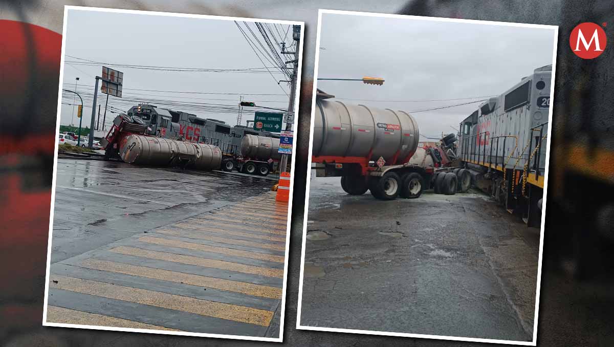 La pipa quedó volcada y el conductor se dio a la fuga | (Diseño: Milenio )
