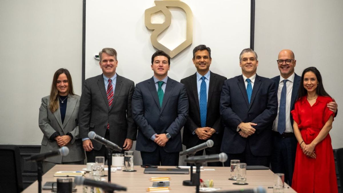 En la reunión estuvo presente el gobernador Samuel García con el secretario de Economía, Iván Rivas, y ejecutivos de Honeywell | Especial