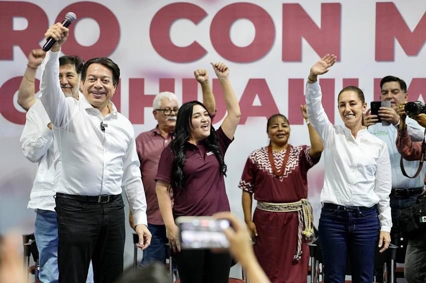 Sheinbaum, Noroña y Delgado se solidarizan con damnificados por huracán 'Otis' | Foto: Especial