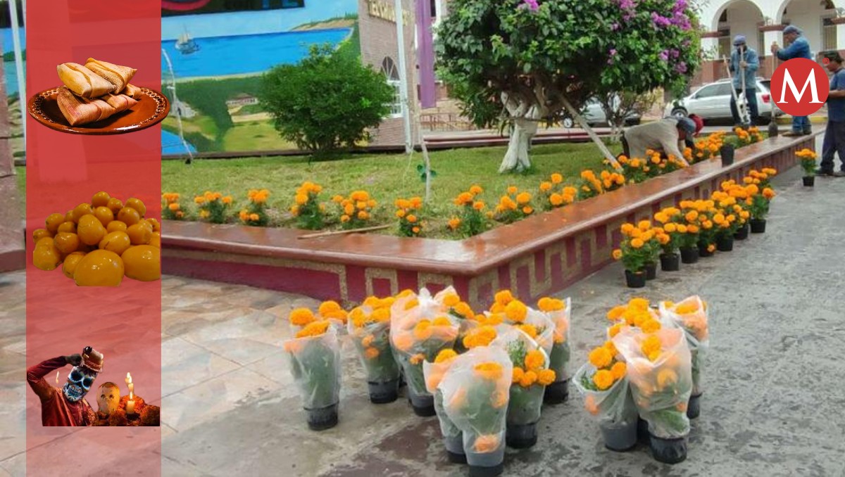 Tamales y curado de jobito, ofrenda de Día de Muertos en Pueblo Viejo