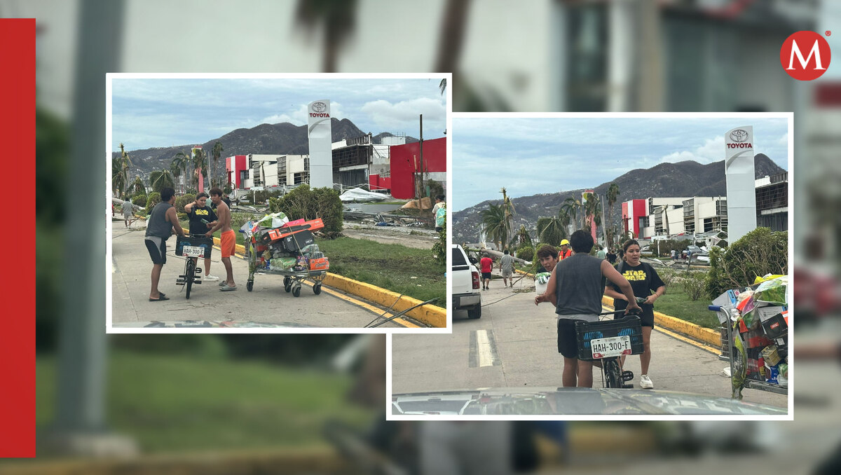 Los acapulqueños realizaron rapiña en tiendas de autoservicio | Especial