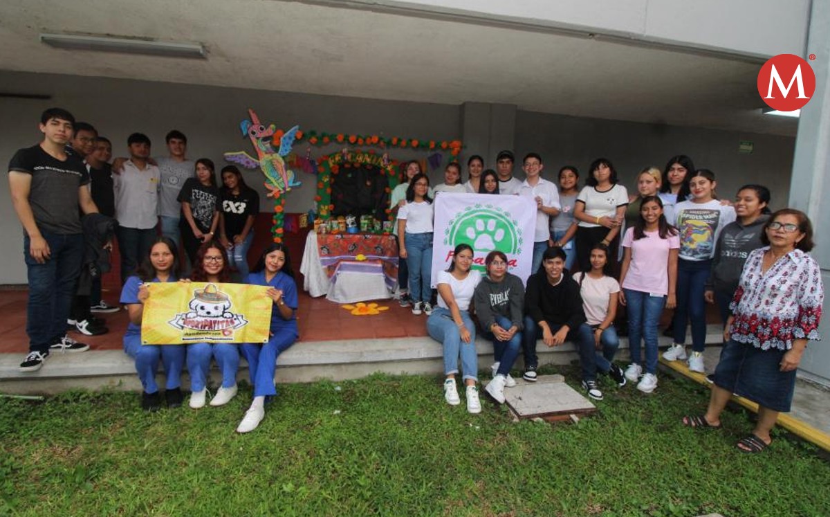 Altar de muertos para mascotas en Tampico. Foto: Yazmín Sánchez