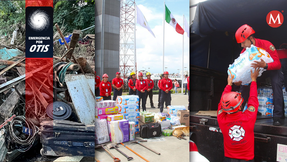 Centros de acopio en Puebla para ayudar tras huracán Otis en Guerrero | Diseño Milenio