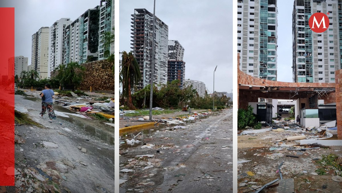 El ciclón que devastó al puerto de Acapulco: Otis