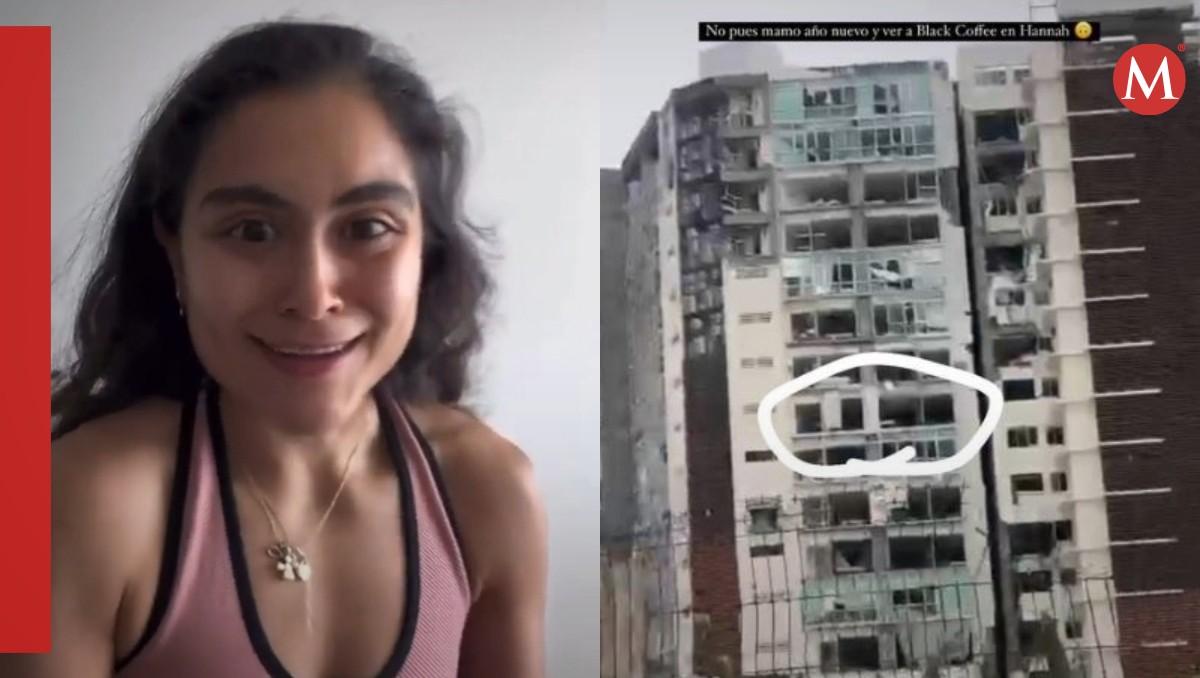Influencer es tundida en redes por BROMEAR con el Huracán Otis