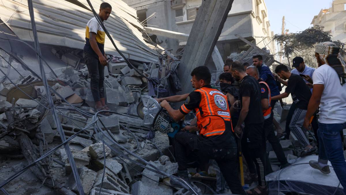 Labores de rescate en la Franja de Gaza | AFP