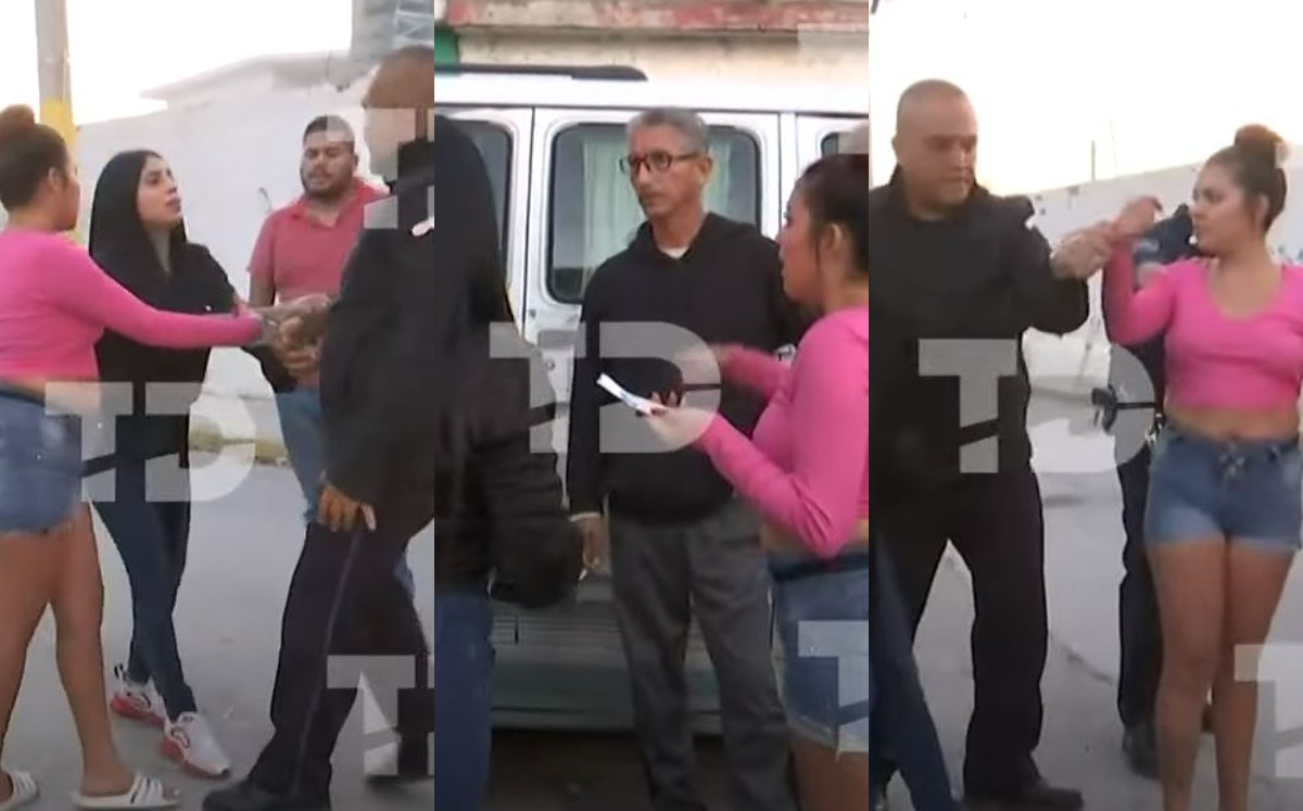 Las mujeres también golpearon al taxista con un zapato. (Especial)