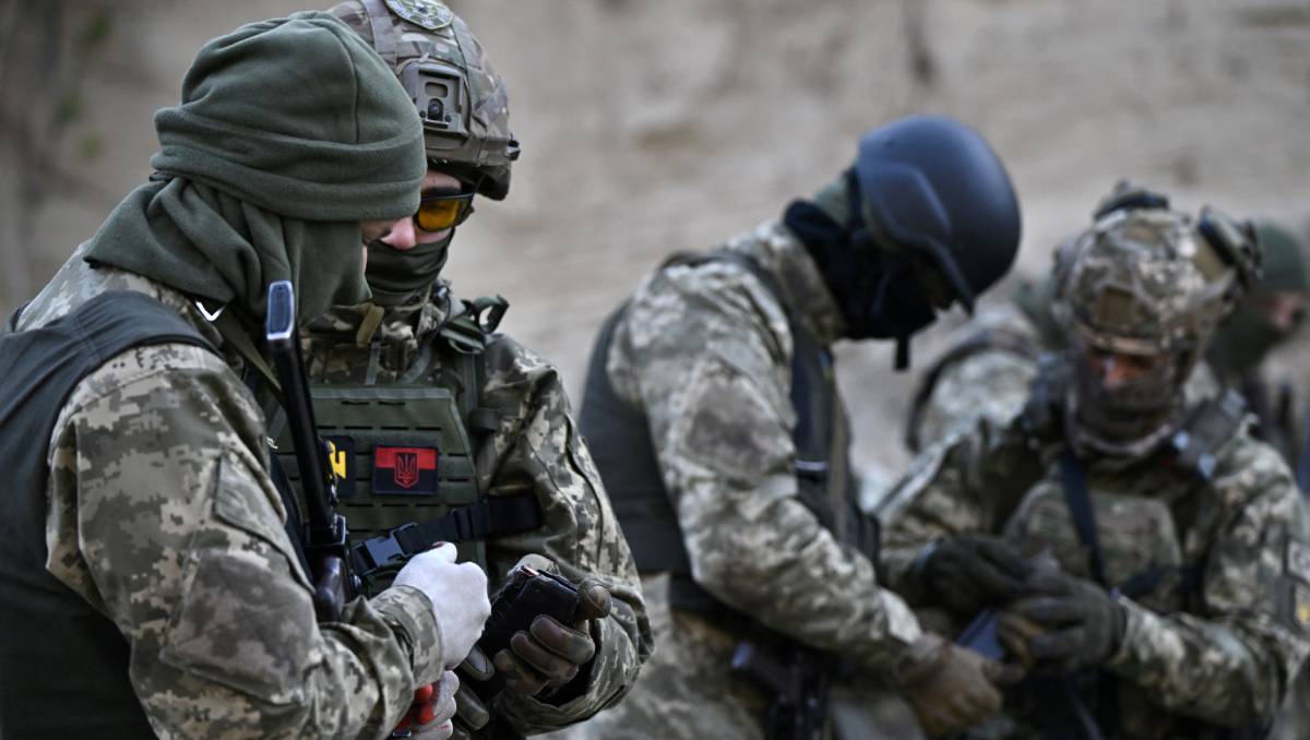 Miembros del Batallón Siberiano en Ucrania | AFP