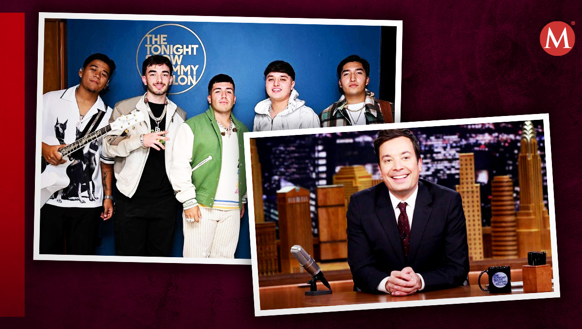 Así fue la presentación de Eslabón Armado y Gabito Ballesteros con Jimmy Fallon | Instagram